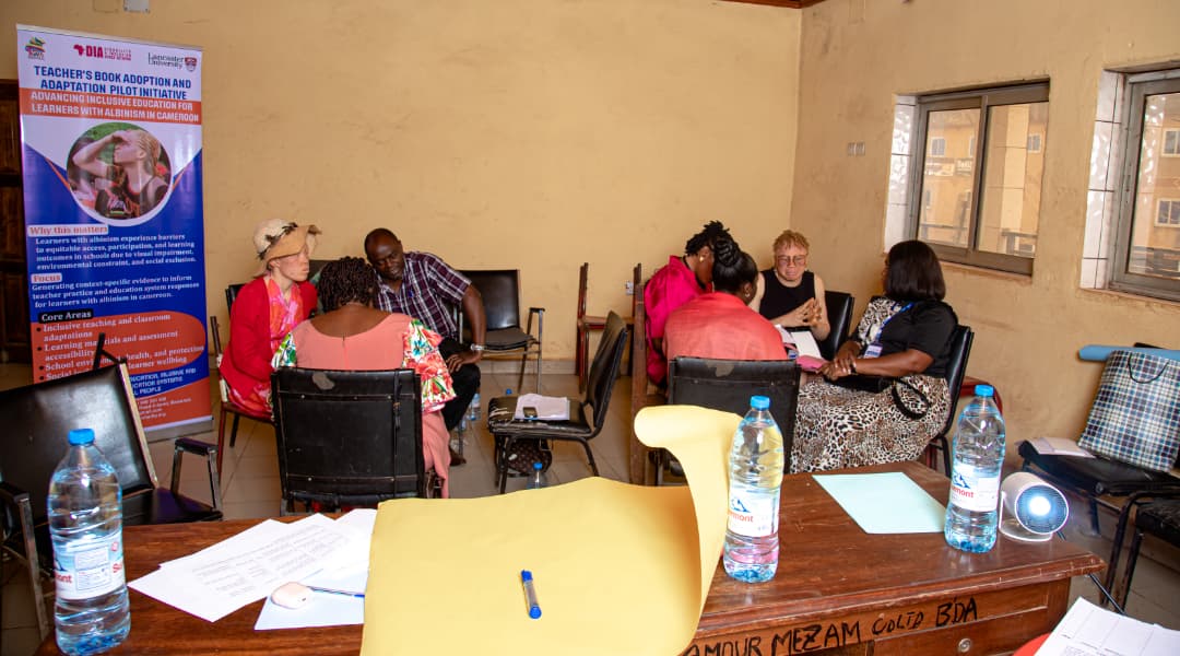 Teachers and education stakeholders at AWA's pilot workshop in Bamenda